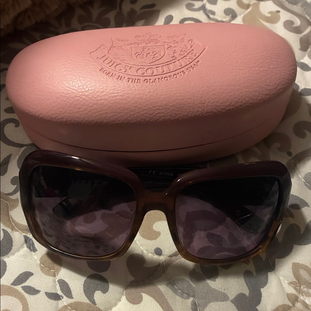 Juicy Couture Sunglasses - Purple and Tan